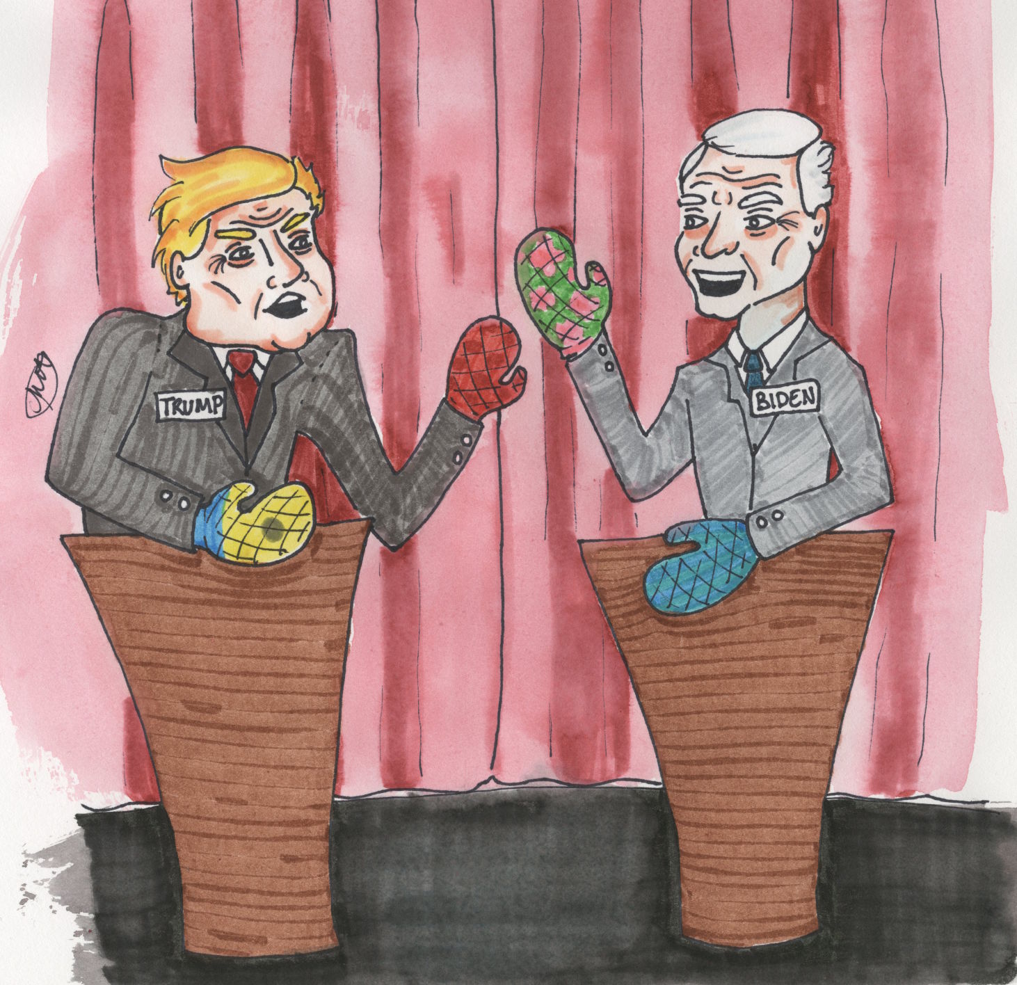 Oven Mitt Cartoon
